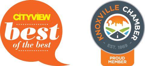 Cityview Best of the Best award and Knoxville Chamber of Commerce member